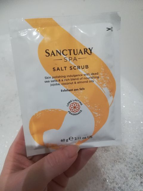 Sanctuary SPA Peeling do ciała, Salt Scrub, Sól morska, jojoba, kokos i olejek migdałowy