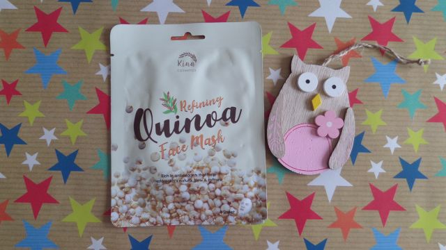 Kina Cosmetics Maska w płachcie, Superfood Face Mask, Quinoa, Refreshing