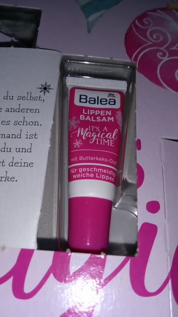 Balea Balsam do ust, It's Magical Time o zapachu kruchego ciasta