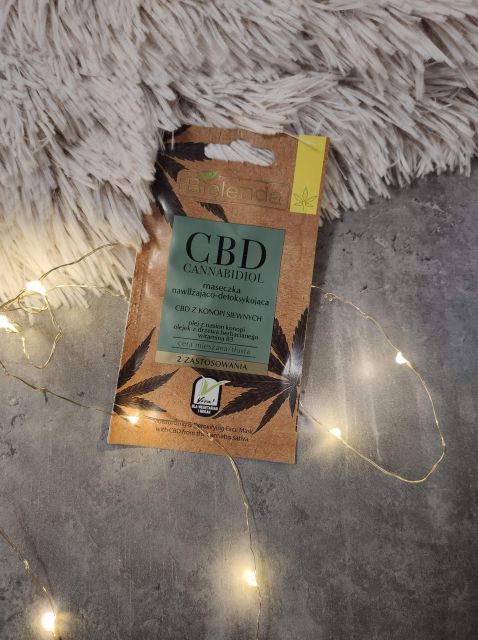 Bielenda CBD, Cannabidiol, Maseczka do twarzy, Nawilżająco-detoksykująca