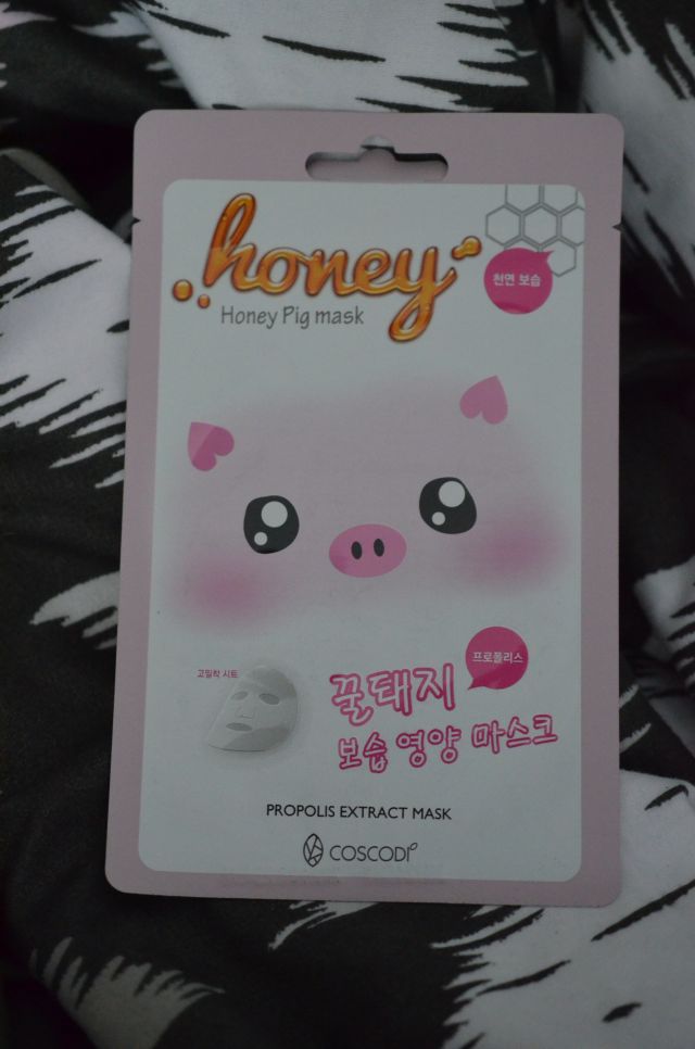 Coscodi Maska do twarzy w płacie, Honey Pig Mask