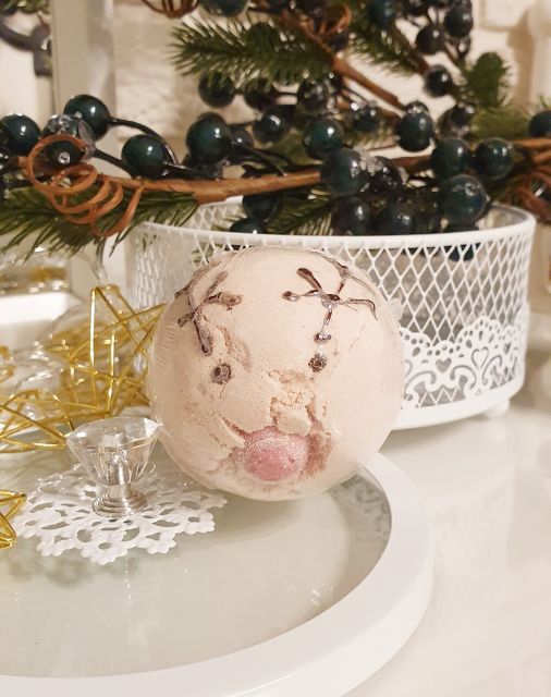 Bomb Cosmetics Musująca bomba do kąpieli, Run Rudolph Run