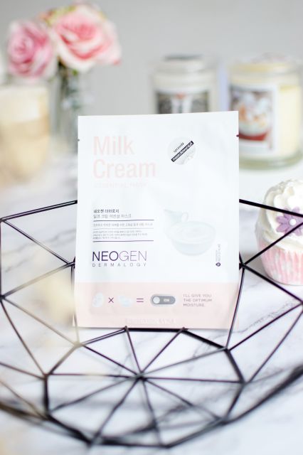 Neogen Dermalogy Maska do twarzy w płacie, Milk Cream