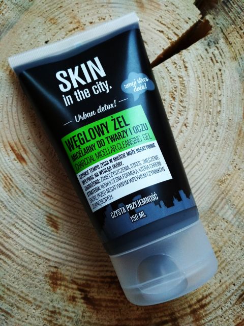 Skin in the City Żel do mycia twarzy i oczu, Micelarny, Węglowy, Urban Detox, Czysta Przyjemność