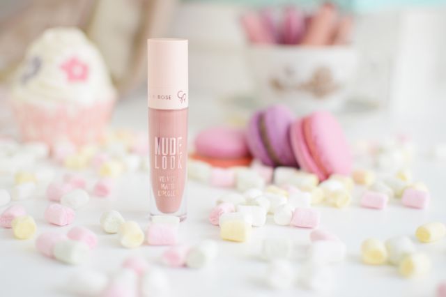 Golden Rose Nude Look, Velvety Matte Lipcolor, Pomadka do ust w płynie, Matowa, nr 03 Rosy Nude