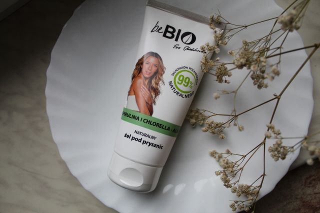 beBIO Żel pod prysznic, Naturalny, Spirulina i chlorella - algi