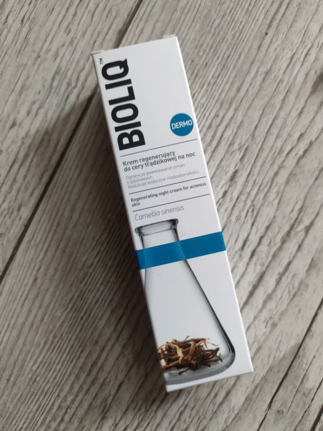 BIOLIQ Krem do twarzy, Cera trądzikowa, Na noc