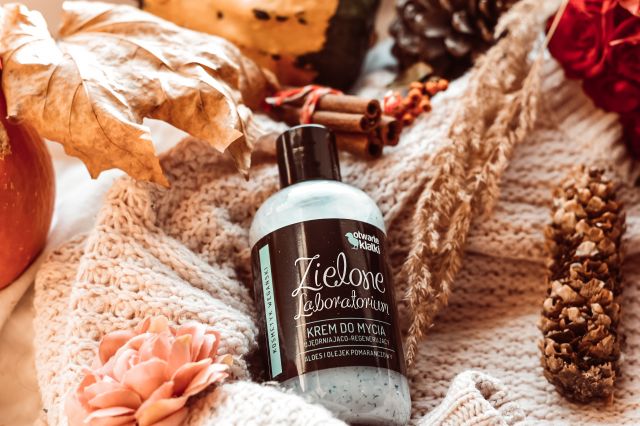 Zielone Laboratorium Krem do mycia, Ujędrniająco-regenerujący, Aloes i olejek pomarańczowy