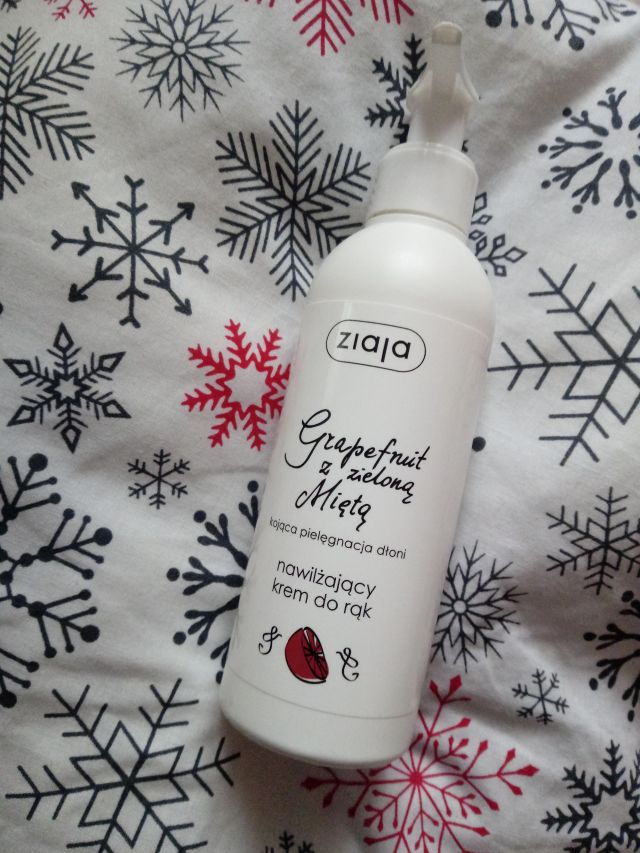 Ziaja Krem do rąk, Nawilżający, Grapefruit z zieloną miętą