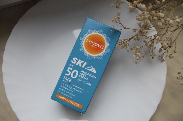 Zenova Suncare Ski, Ochronny krem do twarzy, SPF 50 