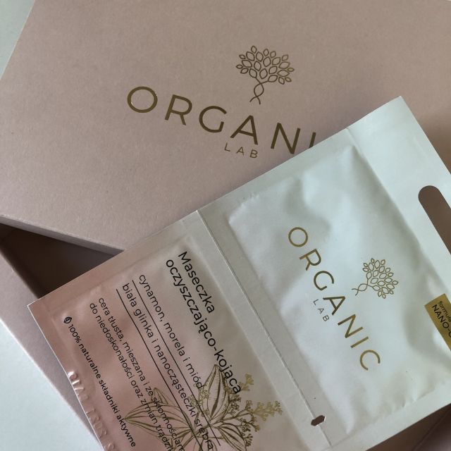 Organic Lab Maseczka do twarzy, Oczyszczająco-kojąca