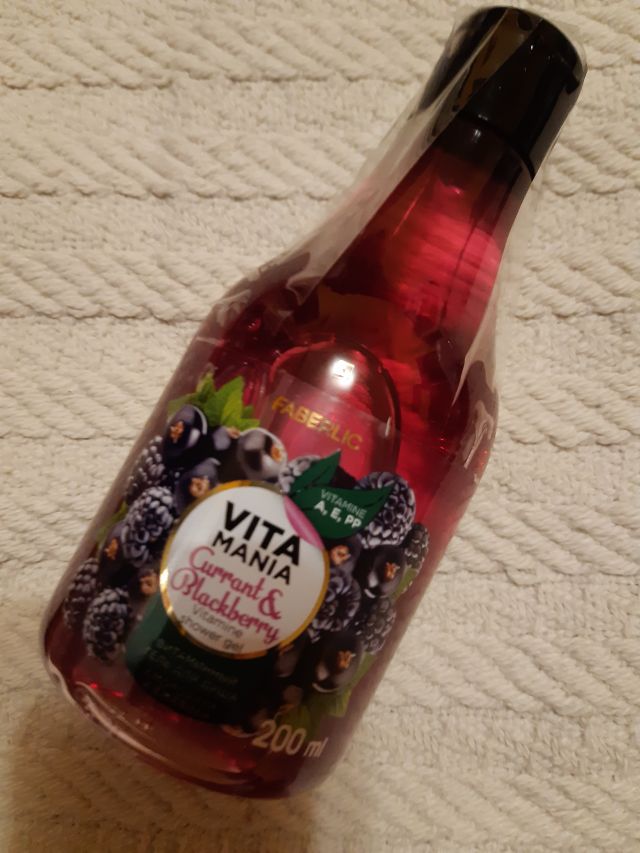 Faberlic Vitamania, Witaminowy żel pod prysznic, Porzeczka i jeżyna