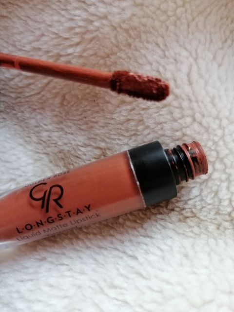 Golden Rose Longstay Liquid Matte Lipstick, Pomadka do ust w płynie, Matowa, nr 27