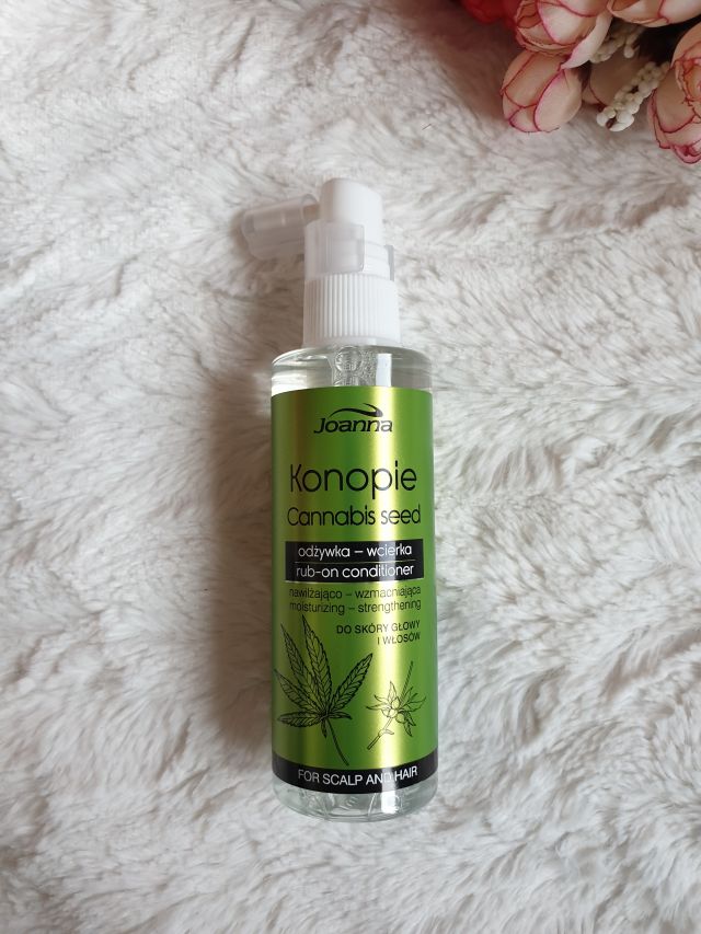 Joanna Konopie, Odżywka-wcierka do włosów i skóry głowy, Nawilżająco - wzmacniająca, Cannabis Seed