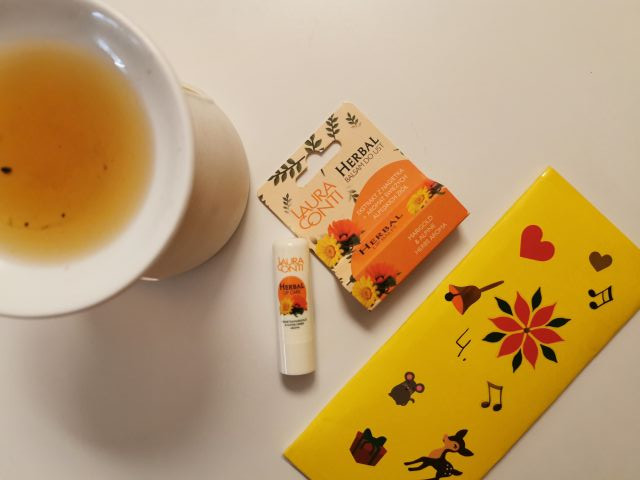 Laura Conti Balsam do ust, Herbal, Ekstrakt z nagietka i aromat świeżych alpejskich ziół 