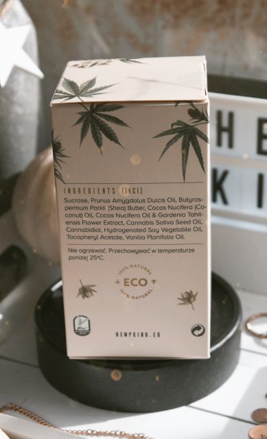 Hemp King - Budyniowy peeling do ciała 