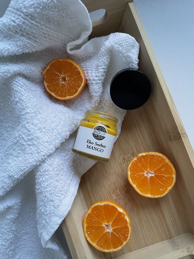 Eco sorbet krem-mus do twarzy o zapachu mango Bioup