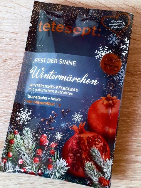 Tetesept Sól do kąpieli, Wintermarchen, Granat, goździki