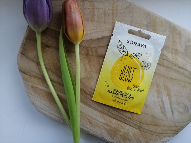 Soraya Just Glow, Maseczka do twarzy, Peel-off, Opalizująca, Efekt Glow, Witamina C