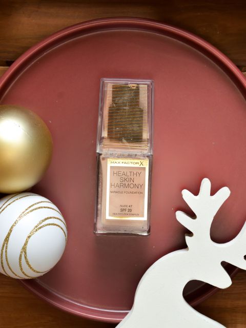 Max Factor Healthy Skin Harmony, Podkład do twarzy, Nawilżający, nr 47 Nude