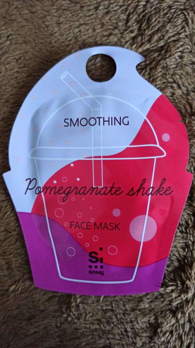 SINSAY Maseczka do twarzy, Wygładzająca, Pomegranate Shake