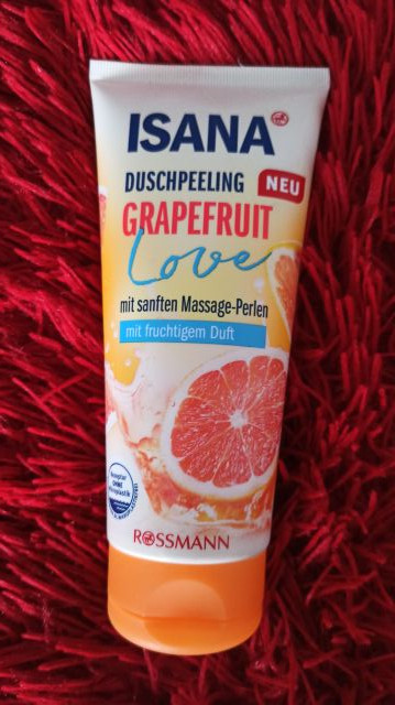 Isana Peeling pod prysznic, Grapefruit Love