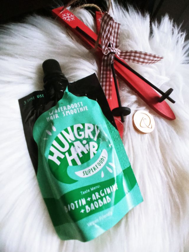 Hungry Hair Superfoods, Maska do włosów, Smoothie, Biotyna, arginina i baobab