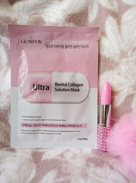 GLAMFOX Maska do twarzy w płacie, Ultra, Rewitalizująca