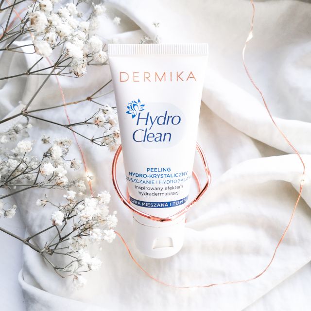 Dermika Hydro Clean, Peeling do twarzy, Hydro-krystaliczny, Cera mieszana i tłusta