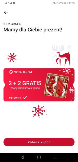 Kalendarz adwentowy Rossmann - aplikacja