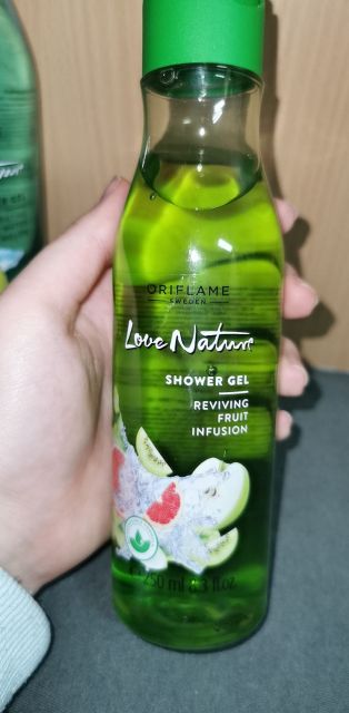 Żele love nature oriflame 