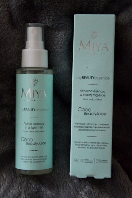 Miya Cosmetics myBEAUTYessence, Aktywna esencja w lekkiej mgiełce, Coco Beauty Juice