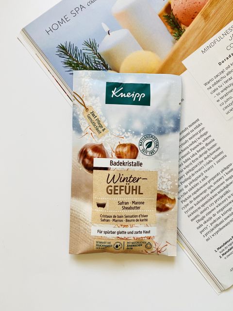 Kneipp Kryształki do kąpieli, Winter Gefühl, Safran, Marone, Sheabutter