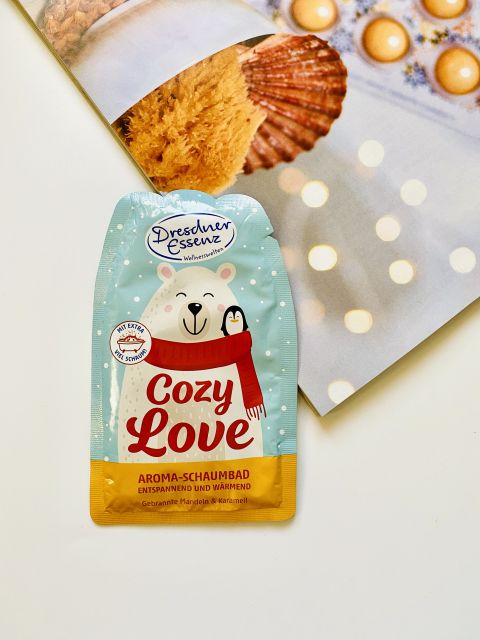 Dresdner Essenz Płyn do kąpieli, Aroma-Schaumbad, Cozy Love, Gebrannte Mandeln & Karamell