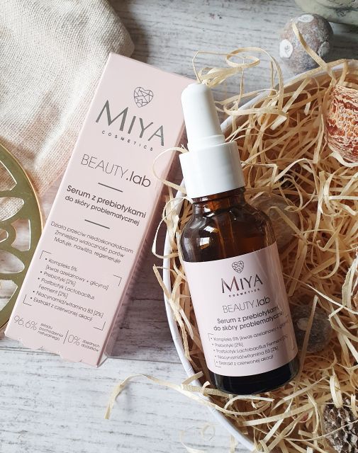 Miya Cosmetics Beauty lab, Serum do twarzy, Z prebiotykami, Do skóry problematycznej