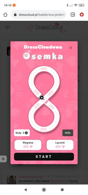 Dresscloud 8 lat - Ósemka! Zabawmy się! 💓