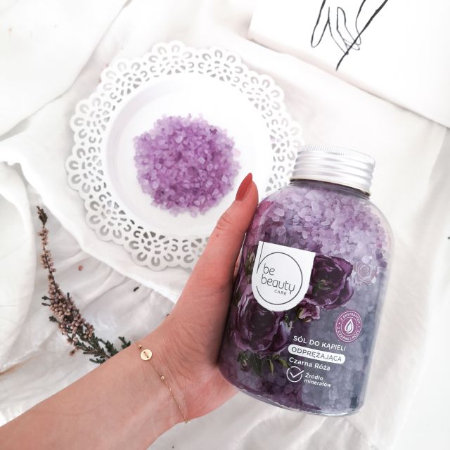 BeBeauty Care, Sól do kąpieli, Odprężająca, Czarna Róża 
