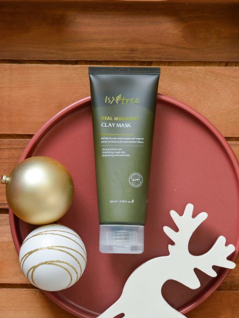 Isntree Maska do twarzy, Glinkowa, Real Mugwort Clay Mask