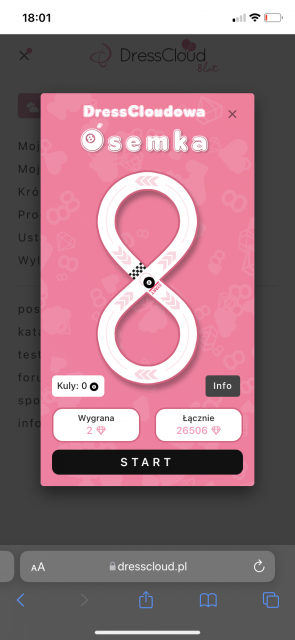 Dresscloud 8 lat - Ósemka! Zabawmy się! 💓