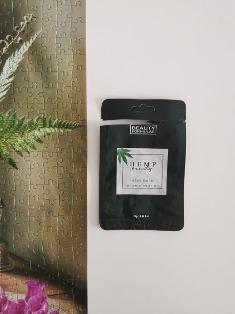 Beauty Formulas Hemp Beauty, Maska do włosów, Z organicznym olejem konopnym