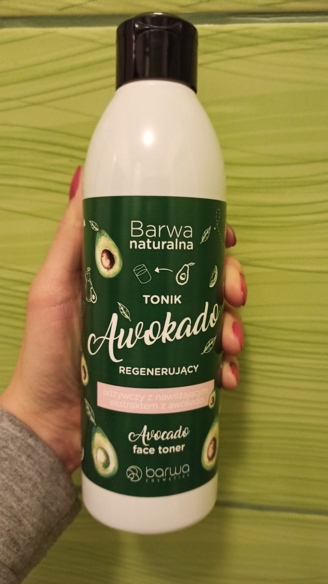 Barwa Naturalna, Tonik do twarzy, Awokado, Regenerujący