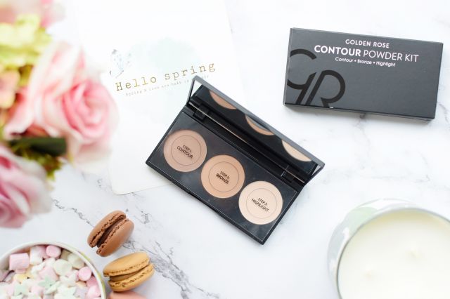 Golden Rose Contour Powder Kit, Paleta do konturowania