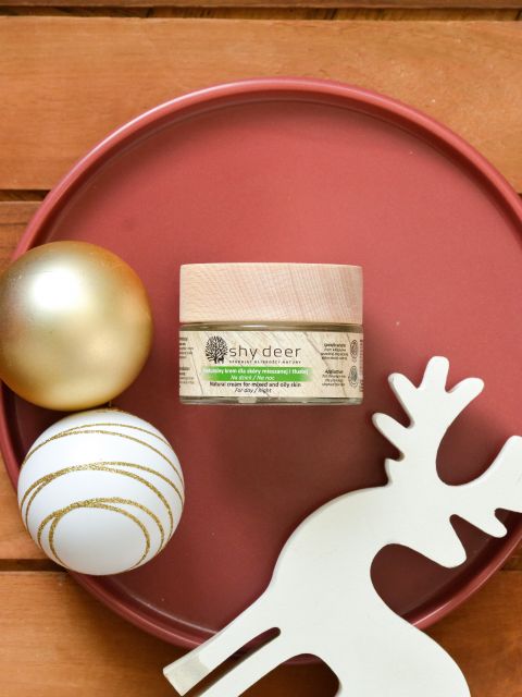 Shy Deer Krem do twarzy, Naturalny, Dla skóry mieszanej i tłustej