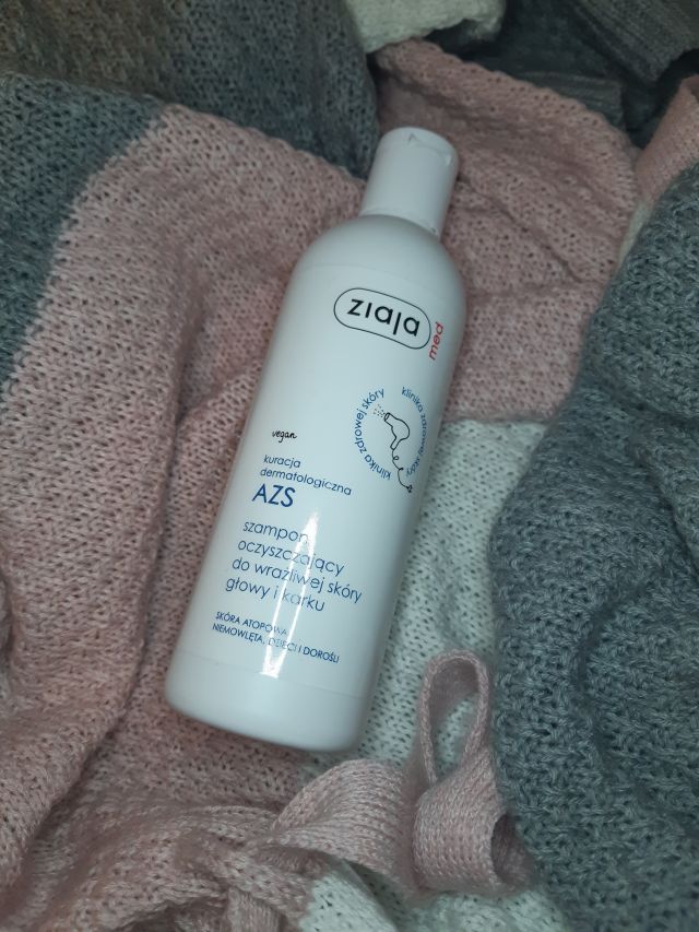 Ziaja Med, Kuracja dermatologiczna, Szampon do wrażliwej skóry głowy i karku, Oczyszczający, AZS