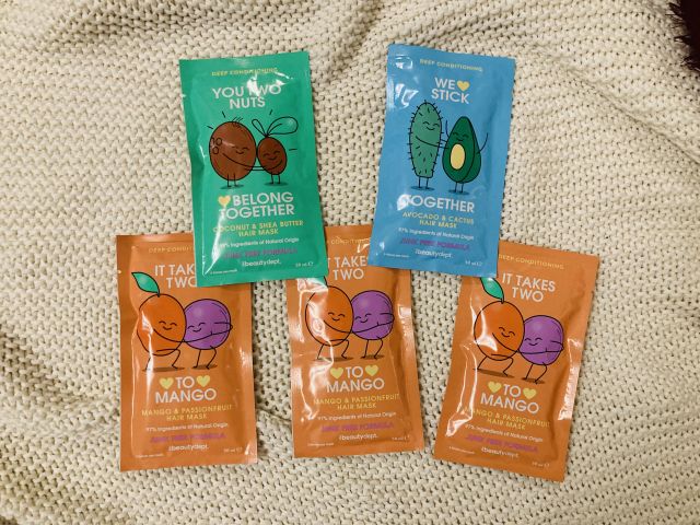 Zestaw masek do włosów Action