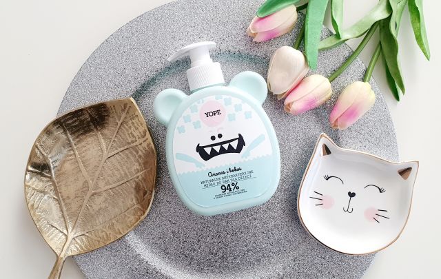 YOPE Mydło do rąk, Antybakteryjne, Dla dzieci, Ananas i kokos