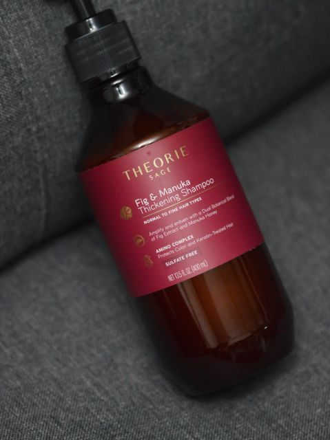Theorie Szampon do włosów, Zagęszczający, Fig & Manuka
