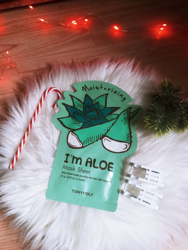 Tony Moly I'm Real, Aloe Mask Sheet, Maska do twarzy w płacie