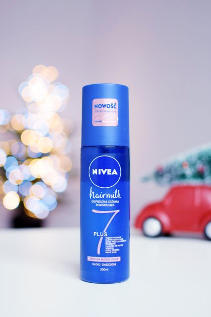 Nivea Hairmilk, Ekspresowa odżywka regenerująca, do włosów suchych i zniszczonych o cienkiej strukturze
