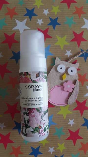 Soraya Plante, Pianka do higieny intymnej, Odświeżająca, Bawełna, kwas mlekowy
